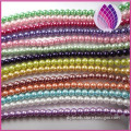 High quality 4mm imitation round glass pearl string